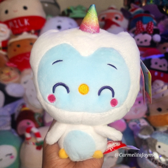 VICKI HOOTS 🦉 White Owl Unicorn Series 1 Silly Gund Drops - Gund Teddy Bear NWT - Picture 1 of 6